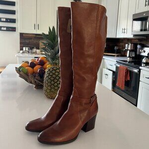NWT Born Leather Heeled Riding Boot